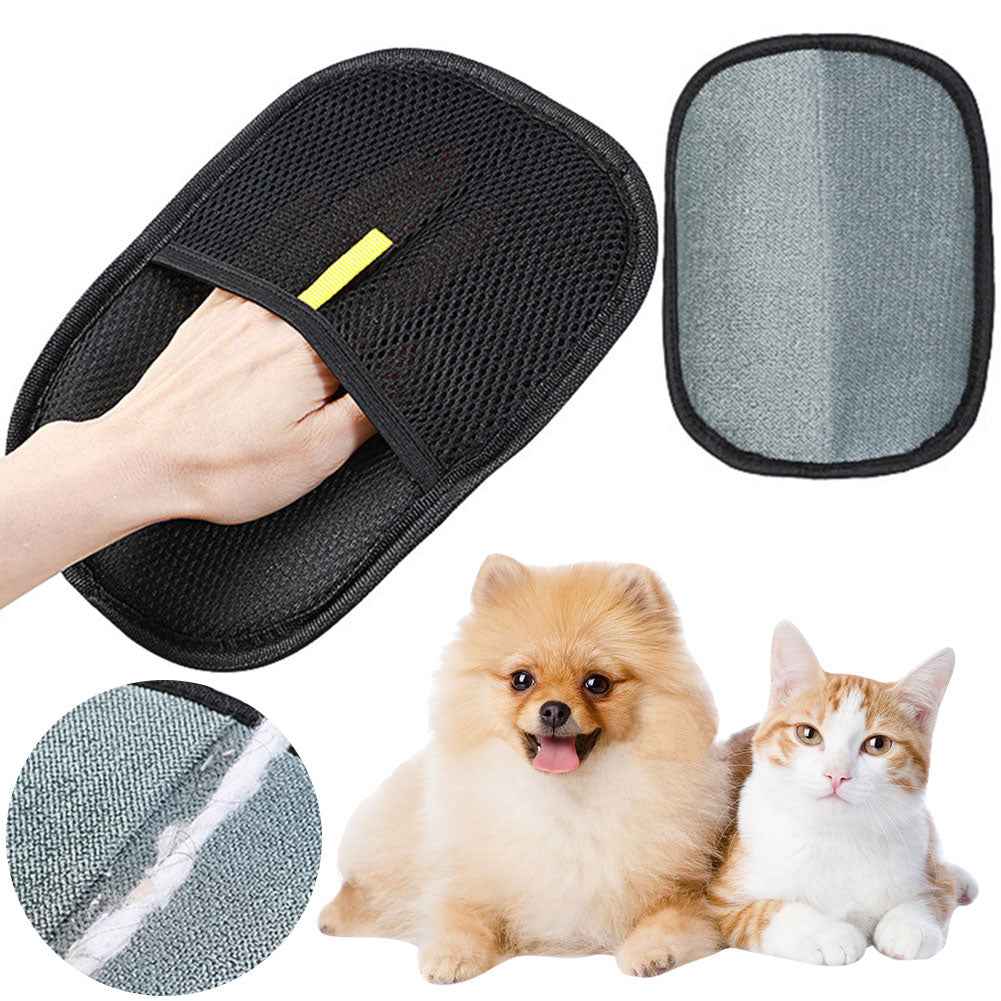 Pet Hair Remover Glove — Deshedding Mitt for Dogs & Cats