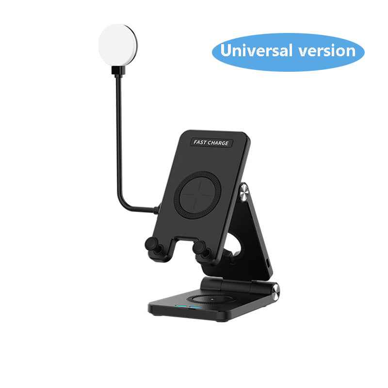4-in-1 Magnetic Wireless Charger — Folding Stand for iPhone, Watch & AirPods