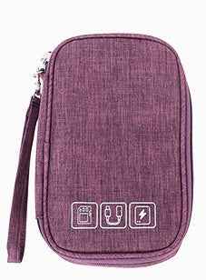 Travel Cable Organizer Bag — Waterproof Electronics Pouch