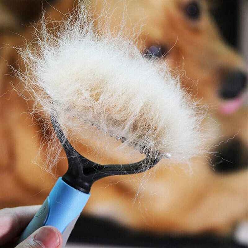 Double-Sided Dematting Brush — Deshedding Undercoat Rake