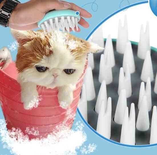 Silicone Pet Bath Brush — Massage, Clean & Groom in One