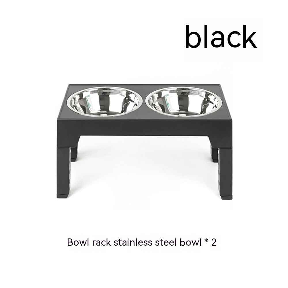 Elevated Dog Bowl Stand — Slow Feeder with Neck Protection