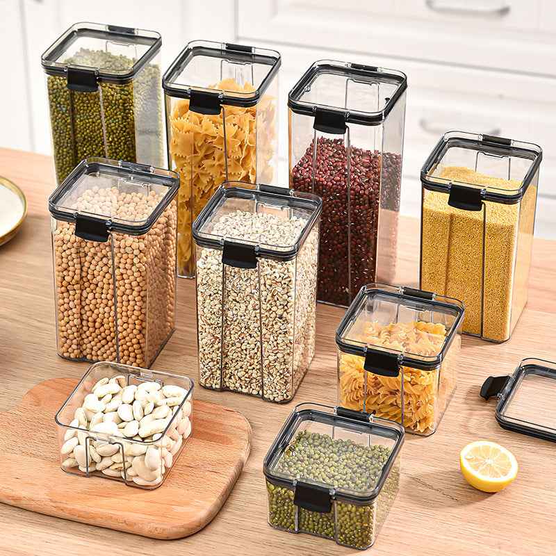 Airtight Food Storage Containers — Kitchen Pantry Organizer Set