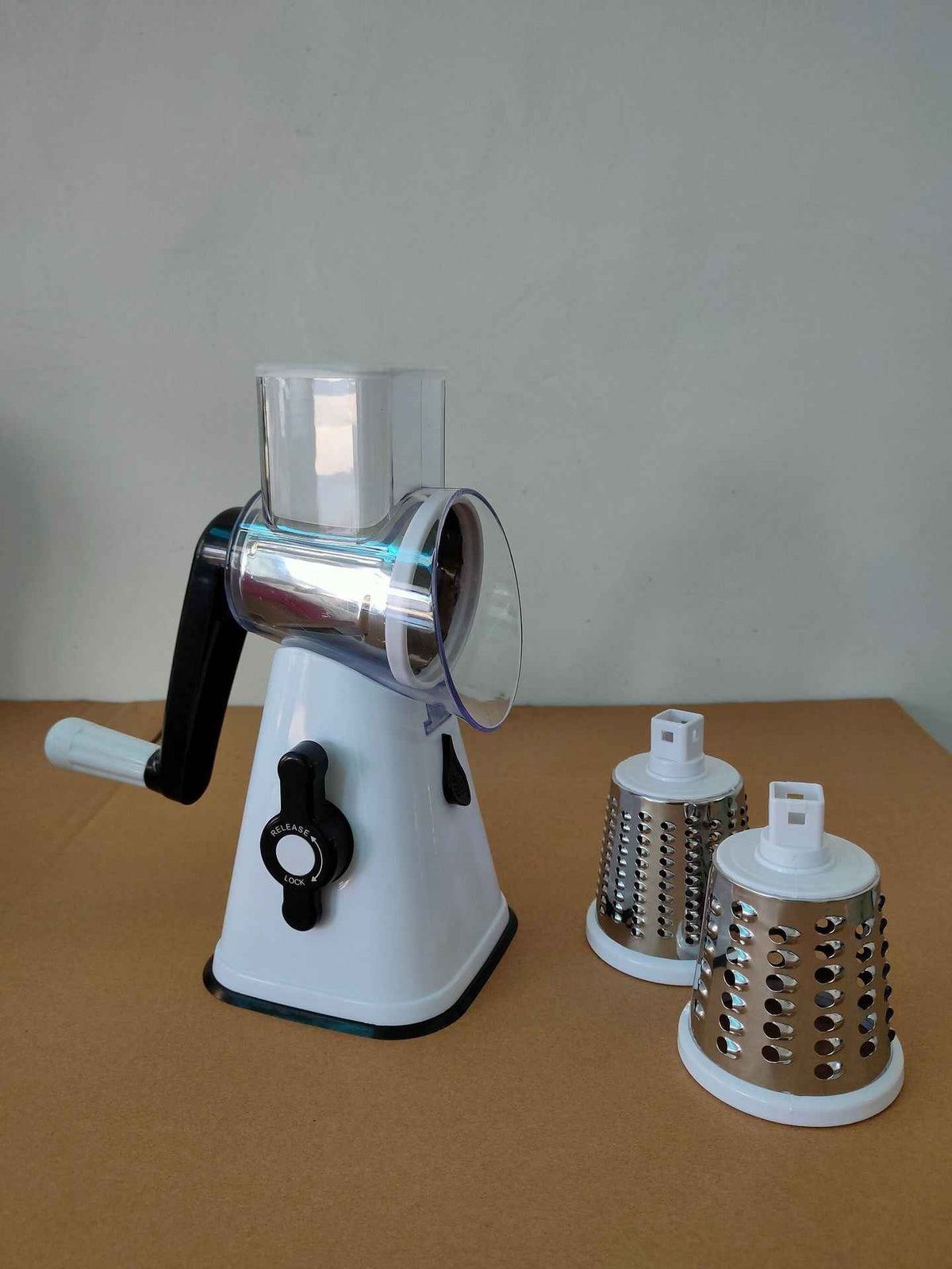 Hand Drum Vegetable Cutter — Manual Slicer & Chopper