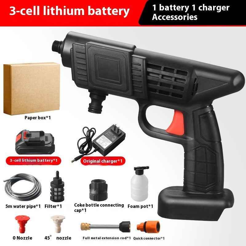 Portable Electric Pressure Washer — 36V Cordless Car Wash Gun
