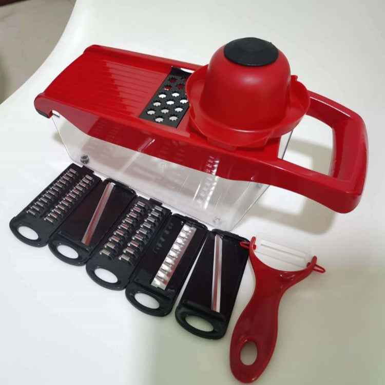 Multi-Function Vegetable Chopper — Potato Shredder with 6 Blades
