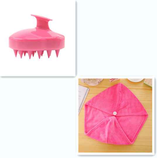 Silicone Scalp Massage Brush — Deep Clean & Circulation Boost