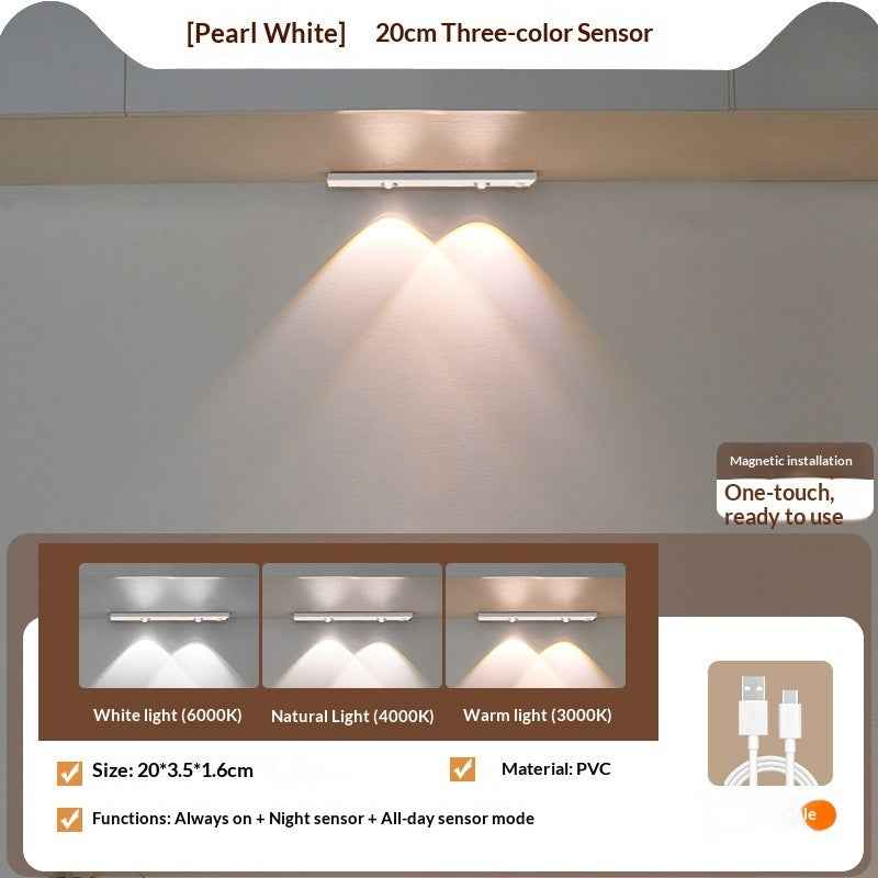 Smart LED Cabinet Light — Motion Sensor Strip Light