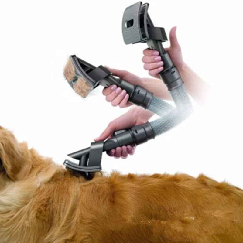 Pet Grooming Vacuum Brush — Mess-Free Hair Removal