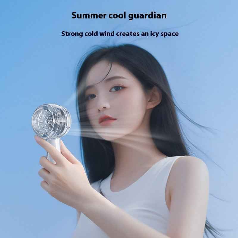 Mini USB Handheld Fan — Brushless Motor 100-Speed Portable Fan