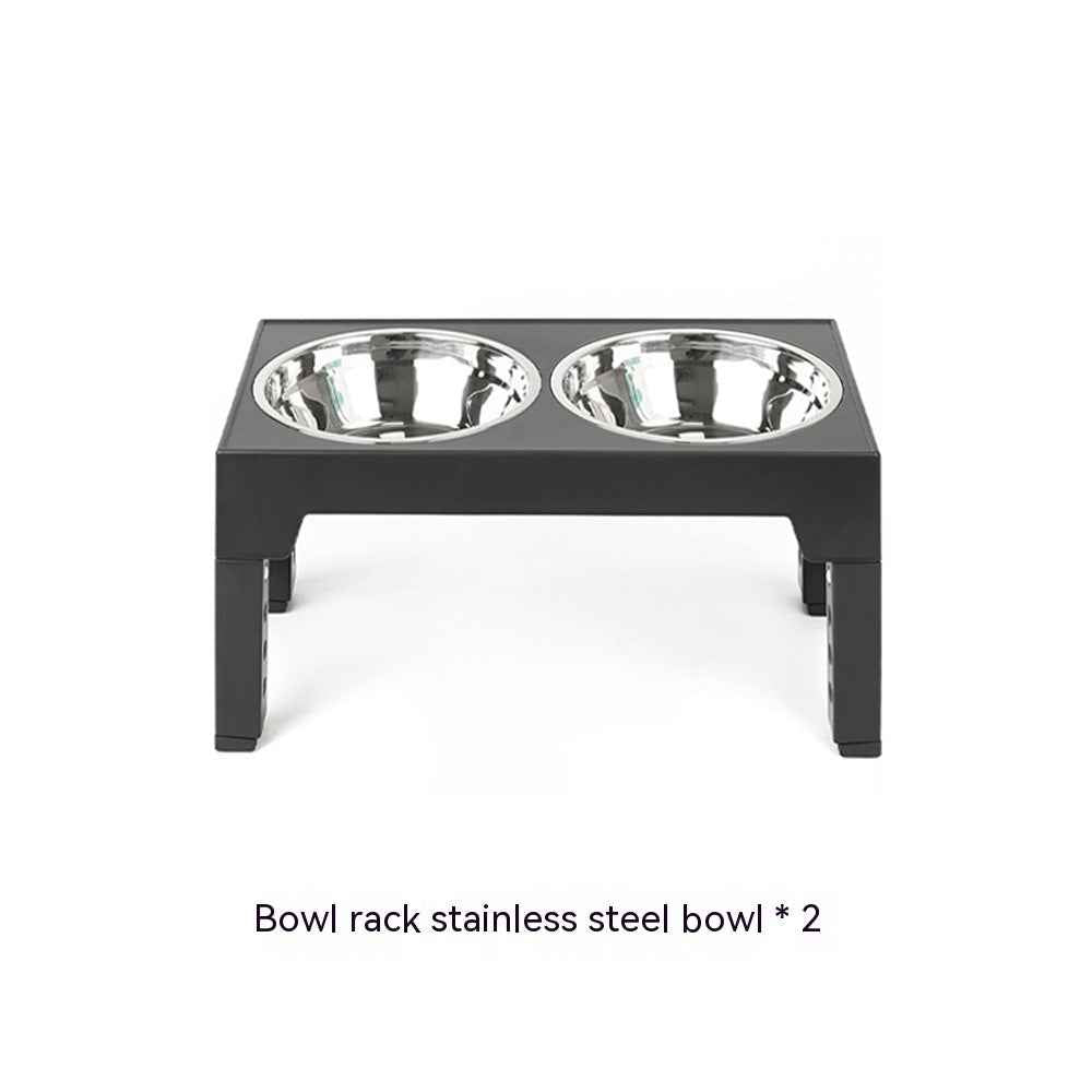 Elevated Dog Bowl Stand — Slow Feeder with Neck Protection