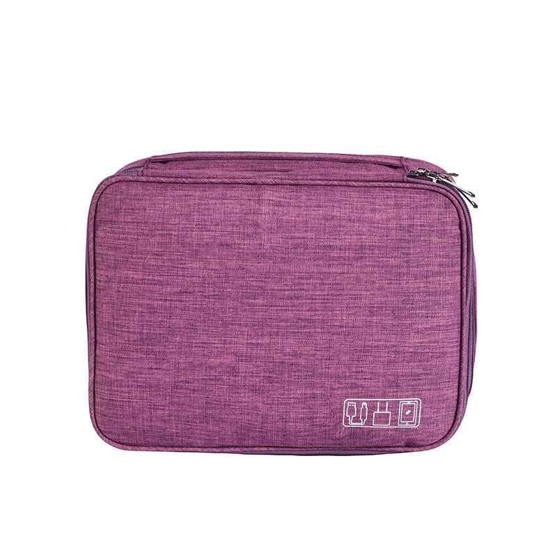 Travel Cable Organizer Bag — Waterproof Electronics Pouch