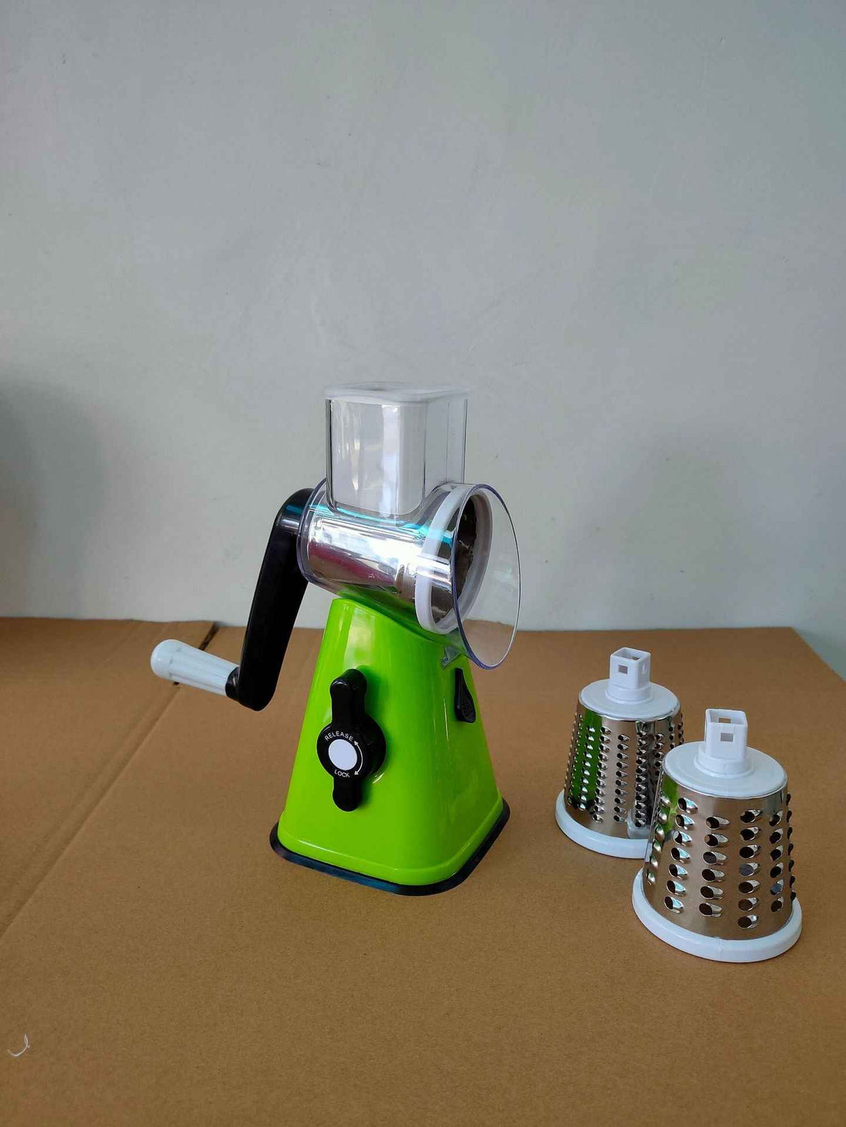Hand Drum Vegetable Cutter — Manual Slicer & Chopper