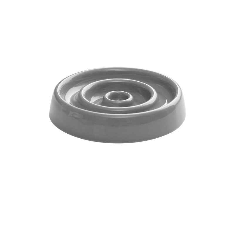 Ceramic Slow Feeder Bowl — Anti-Gulping Puzzle Dish for Dogs & Cats