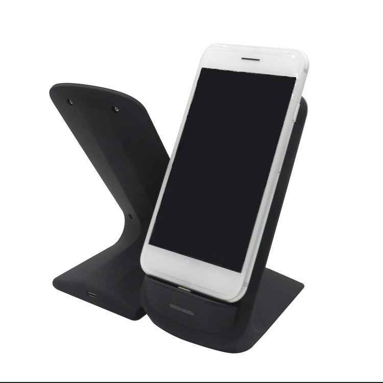 Desktop Wireless Charger Stand — 5W Qi Phone Charging Dock