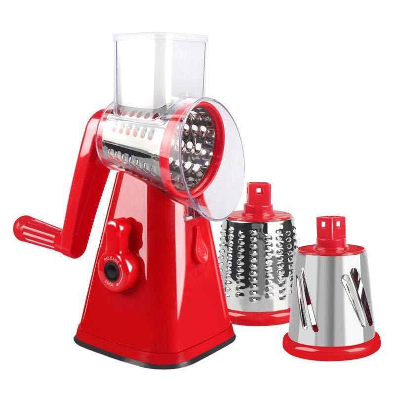 Hand Drum Vegetable Cutter — Manual Slicer & Chopper
