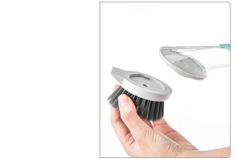 Soap-Dispensing Pot Scrubber — Hydraulic Kitchen Brush