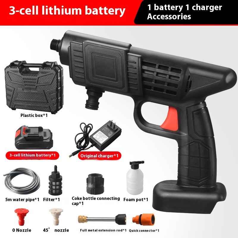 Portable Electric Pressure Washer — 36V Cordless Car Wash Gun