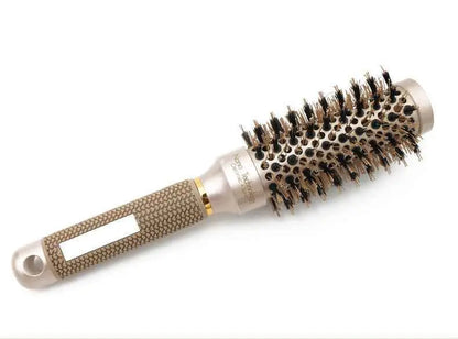 Cepillo térmico redondo de cerámica para peinado y secado profesional de cabello