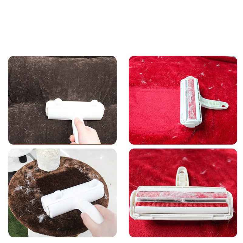 2-Way Pet Hair Remover Roller — Reusable Lint Brush
