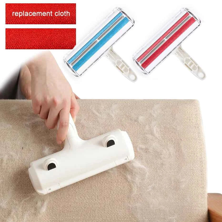 2-Way Pet Hair Remover Roller — Reusable Lint Brush