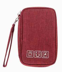 Travel Cable Organizer Bag — Waterproof Electronics Pouch