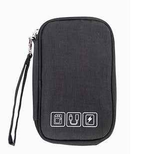 Travel Cable Organizer Bag — Waterproof Electronics Pouch
