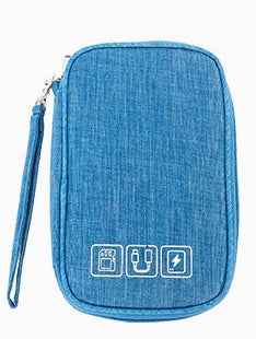 Travel Cable Organizer Bag — Waterproof Electronics Pouch
