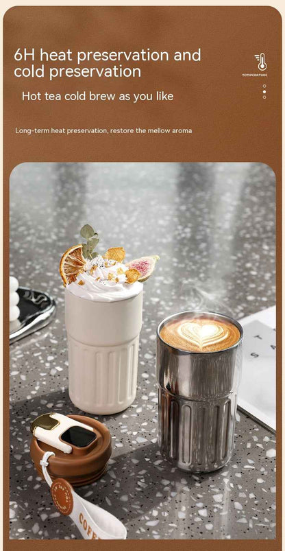 Smart Temperature Display Vacuum Cup — 316 Stainless Steel 450ml