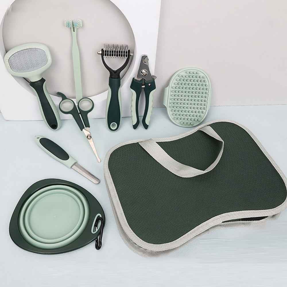 Professional Dog Grooming Kit — Cordless Clippers &amp; Full Set