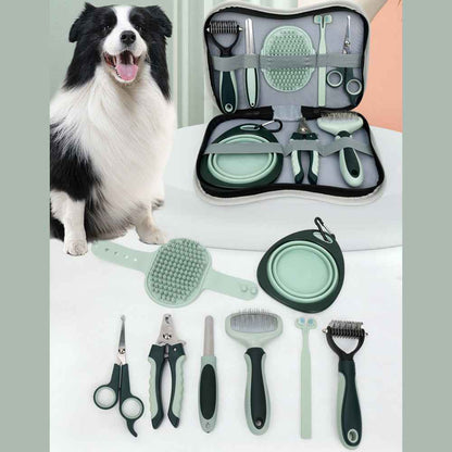 Professional Dog Grooming Kit — Cordless Clippers &amp; Full Set