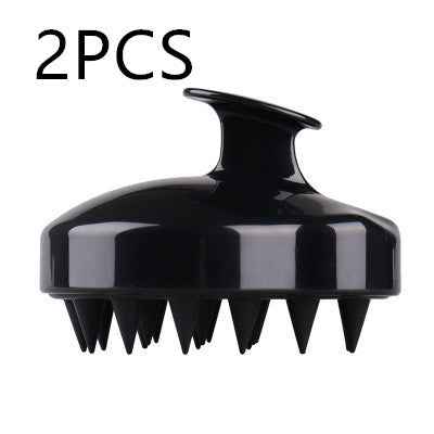 Silicone Scalp Massage Brush — Deep Clean &amp; Circulation Boost