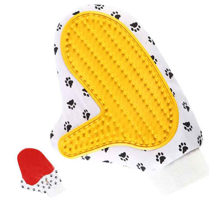 Silicone Pet Grooming Glove — Bath &amp; Deshedding Brush