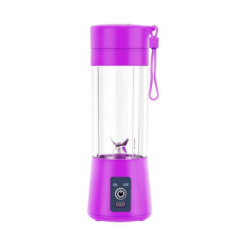 Portable Mini Juicer — 6-Blade USB Rechargeable Blender Cup