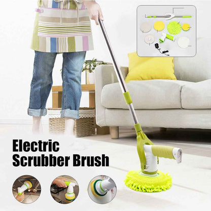 Electric Spin Mop — Rechargeable 360° Rotating Cleaning Brush