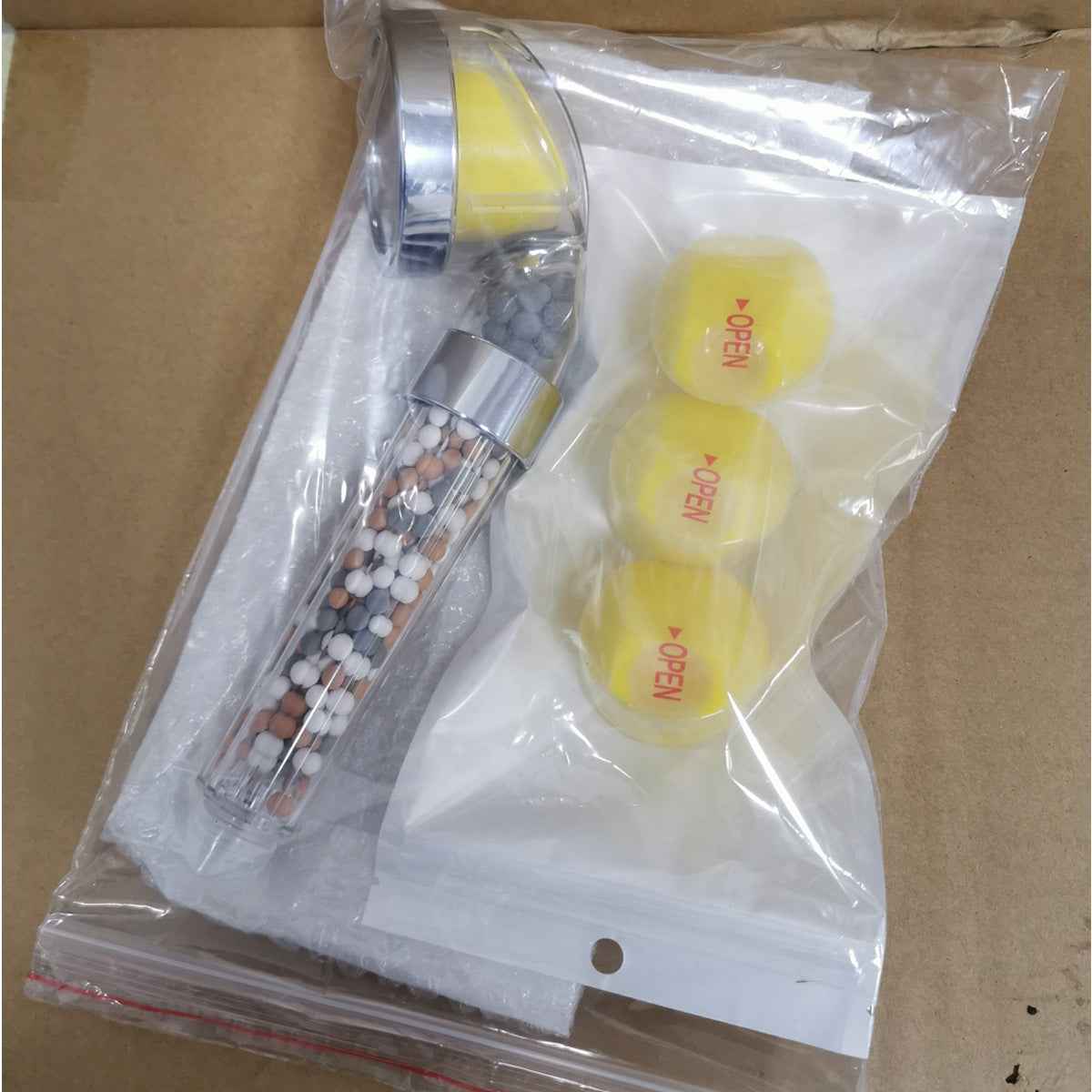 Aromatherapy Shower Head — Vitamin C Lemon Scent with Anion Filter
