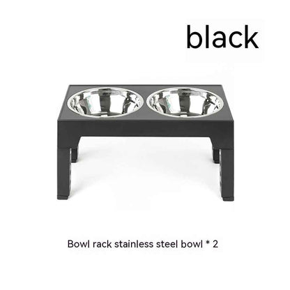 Elevated Dog Bowl Stand — Slow Feeder with Neck Protection