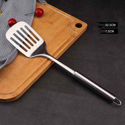 7-Piece Stainless Steel Kitchen Utensil Set — Shovel, Spoon &amp; More