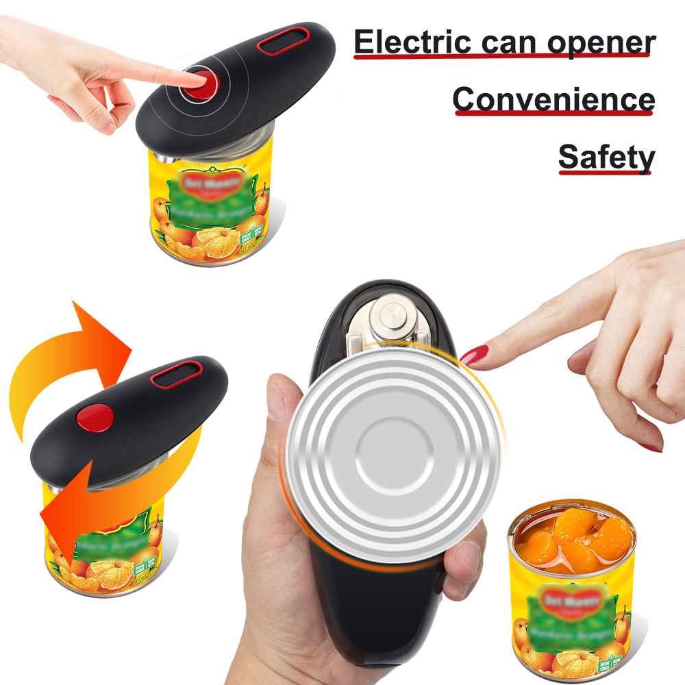 Electric Can Opener — Automatic Cordless Jar &amp; Tin Opener