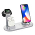 4-in-1 Wireless Charging Station — 15W Dock for iPhone, Watch & AirPods