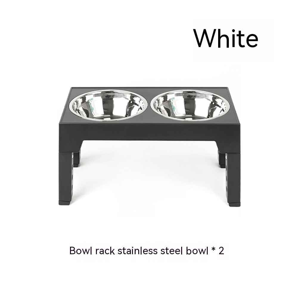 Elevated Dog Bowl Stand — Slow Feeder with Neck Protection