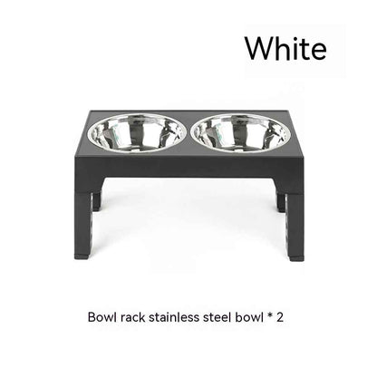Elevated Dog Bowl Stand — Slow Feeder with Neck Protection