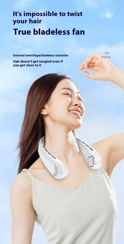 Bladeless Neck Fan — Portable Rechargeable Hands-Free Fan