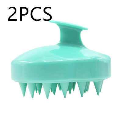 Silicone Scalp Massage Brush — Deep Clean &amp; Circulation Boost