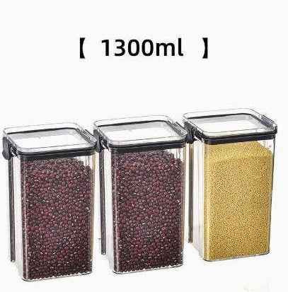 Airtight Food Storage Containers — Kitchen Pantry Organizer Set