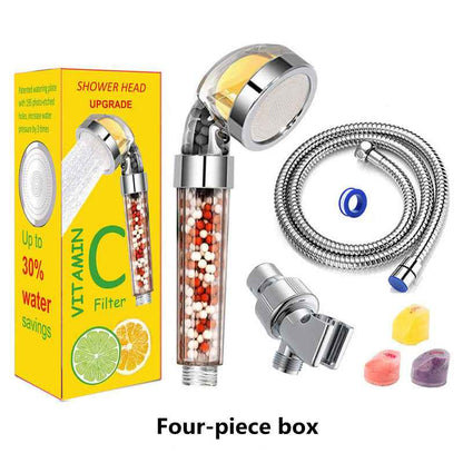 Aromatherapy Shower Head — Vitamin C Lemon Scent with Anion Filter