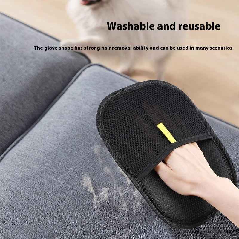 Pet Hair Remover Glove — Deshedding Mitt for Dogs &amp; Cats