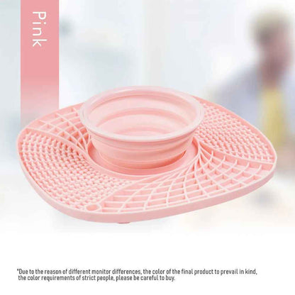 Non-Slip Slow Feeder Bowl — Anti-Gulping Puzzle Dish for Dogs &amp; Cats