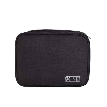 Travel Cable Organizer Bag — Waterproof Electronics Pouch