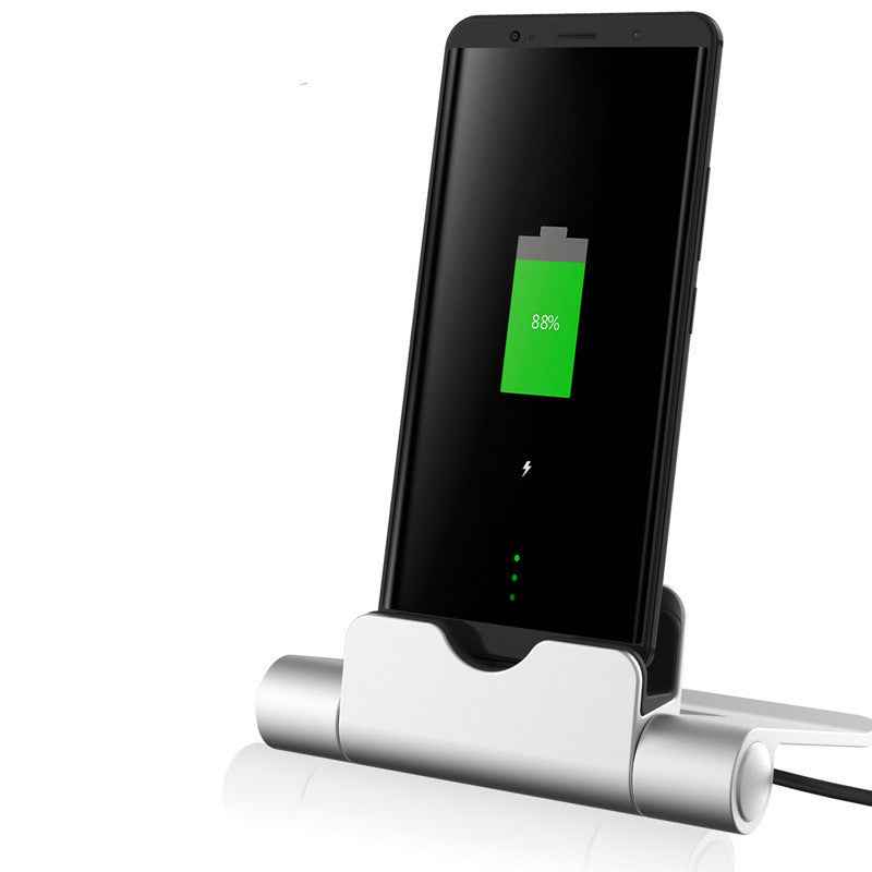 Desktop Phone Charger Stand — USB Cable Charging Base